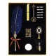 Quill Feather Pen & Stamp Set 